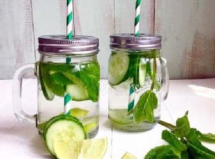 Cucumber Mint & Lime Detox Water