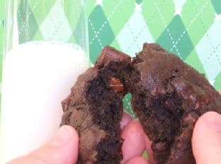 Bad Boy" Giant Double Chocolate Cookies