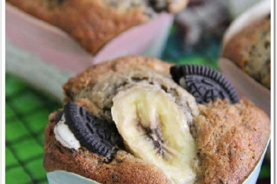 Banana & Oreo Muffin
