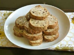 Cacao-Pecan Shortbread Cookies