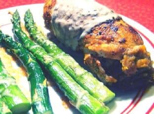 Chicken/sweet Potato Roulade With Goat Cheese Sauce