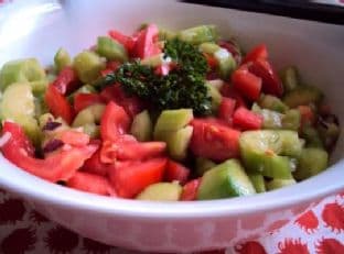 Fiery Smashed Cucumber Salad