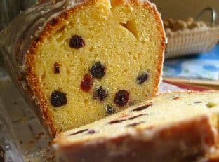 German Lemon Cake With Cranberry Aka Cranberry Zitronenkuchen