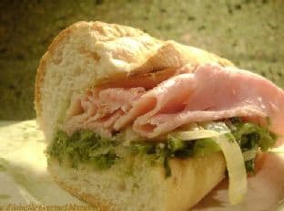 Kicked Up Broccoli Rabe & Ham Hero