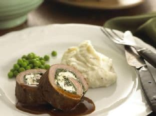 Lamb and Fresh Goat Cheese Roulade