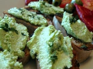 Green Goat Cheese Spread