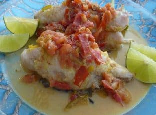 Pan Poached Rockfish With Preserved Limes