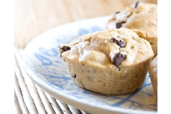 Pb, Banana, Chocolate Chip Muffins