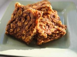 Pumpkin Banana Protein Oat Bars