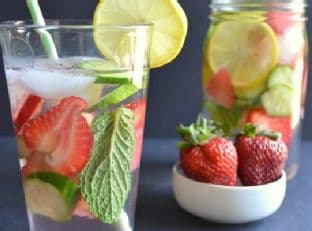 Strawberry Cucumber Refresher