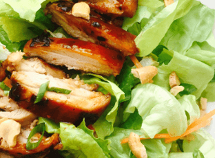 Asian Lettuce Wrap Chicken Chopped Salad