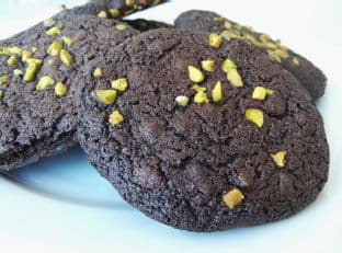 Double Chocolate Pistachio Cookies