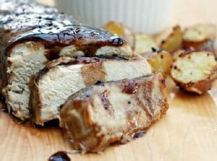 Brown Sugar and Balsamic Glazed Pork Loin