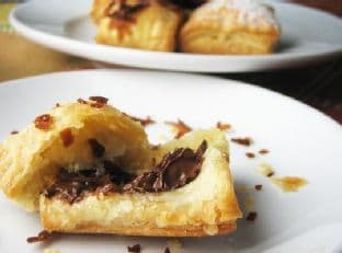 Chocolate Puff Pastry Squares