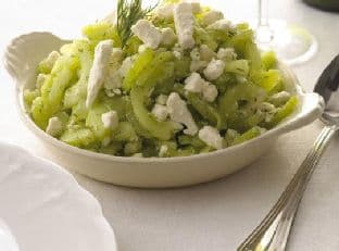 Feta and Cucumber Saute