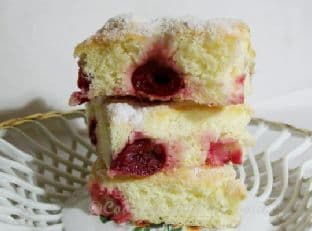 Frozen Sour Cherry Sponge