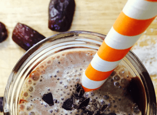 Chocolate Caramel Sea Salt Smoothie
